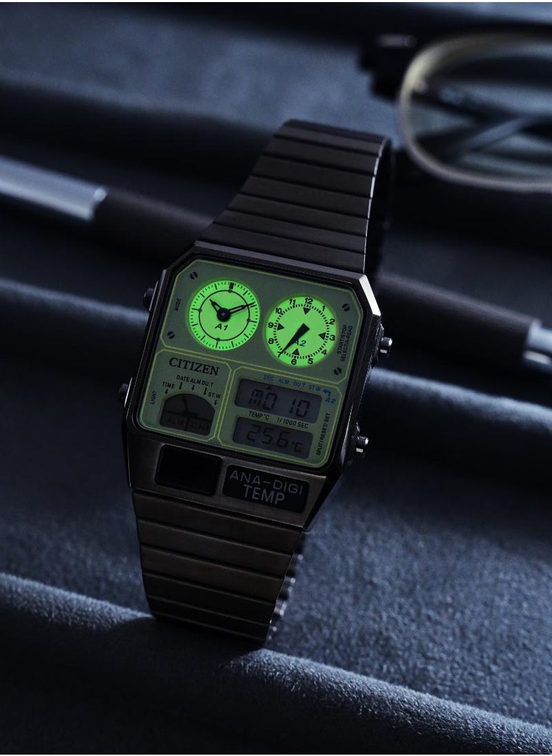 CITIZEN - Analog-Digital Lumi Dial Stainless Steel Watch JG2147-85X - Image 1
