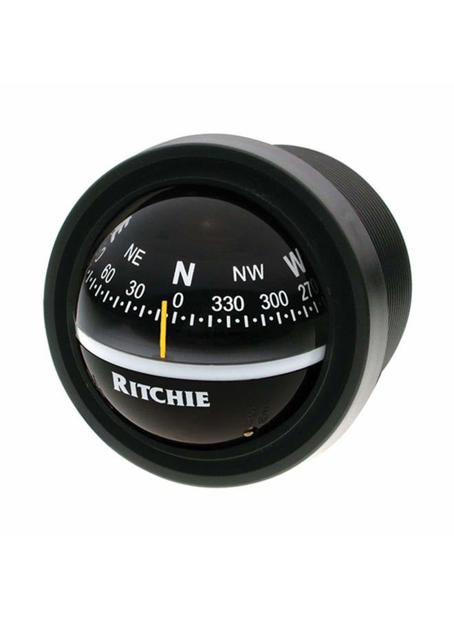 Ritchie Navigation V-57.2 Explorer Compass - Dash Mount, Black with Black Dial, one Size - Image 1