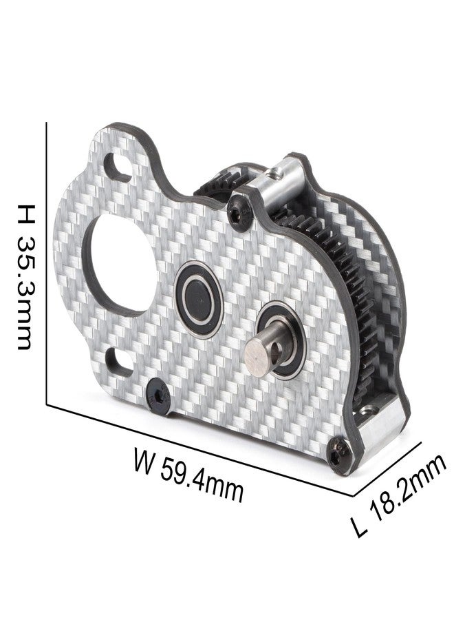 ZMHOBBY NOD Transmission Straight Axle Gearbox for Scaler Sportsman 1/10 RC Crawler Chassis - Ultra-Lightweight Low-CG Design (Silver) - Image 2