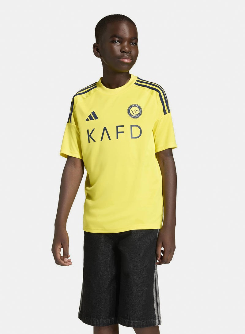 Adidas Al Nassr Fc 2025/2026 Home Fan Jersey Kids - Image 1