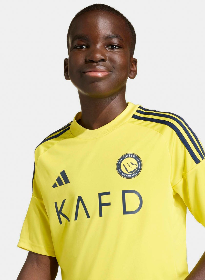 Adidas Al Nassr Fc 2025/2026 Home Fan Jersey Kids - Image 4
