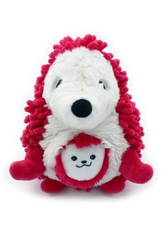 Les Deglingos Piktou the Hedgehog Plush Toy - Haute Couture Hedgehog Soft Toy with Hidden Baby, Eco-Friendly, Machine Washable  - Image 1