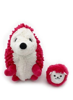 Les Deglingos Piktou the Hedgehog Plush Toy - Haute Couture Hedgehog Soft Toy with Hidden Baby, Eco-Friendly, Machine Washable  - Image 2