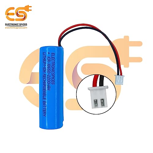 Electronicspices Electronic Spices 2200mAh Rechargeable Battery Lithium-ion with Wires and JST Connector Without BMS - Image 4