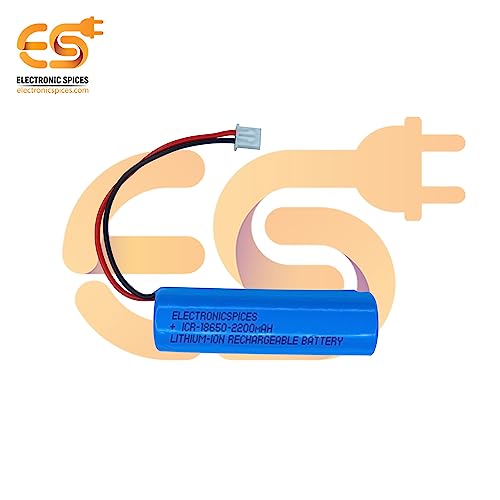 Electronicspices Electronic Spices 2200mAh Rechargeable Battery Lithium-ion with Wires and JST Connector Without BMS - Image 2
