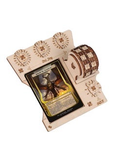 CZYY Commander EDH Command Zone Tray with Life Counter Wooden Compatible with Magic The Gathering, MTG  - Image 1