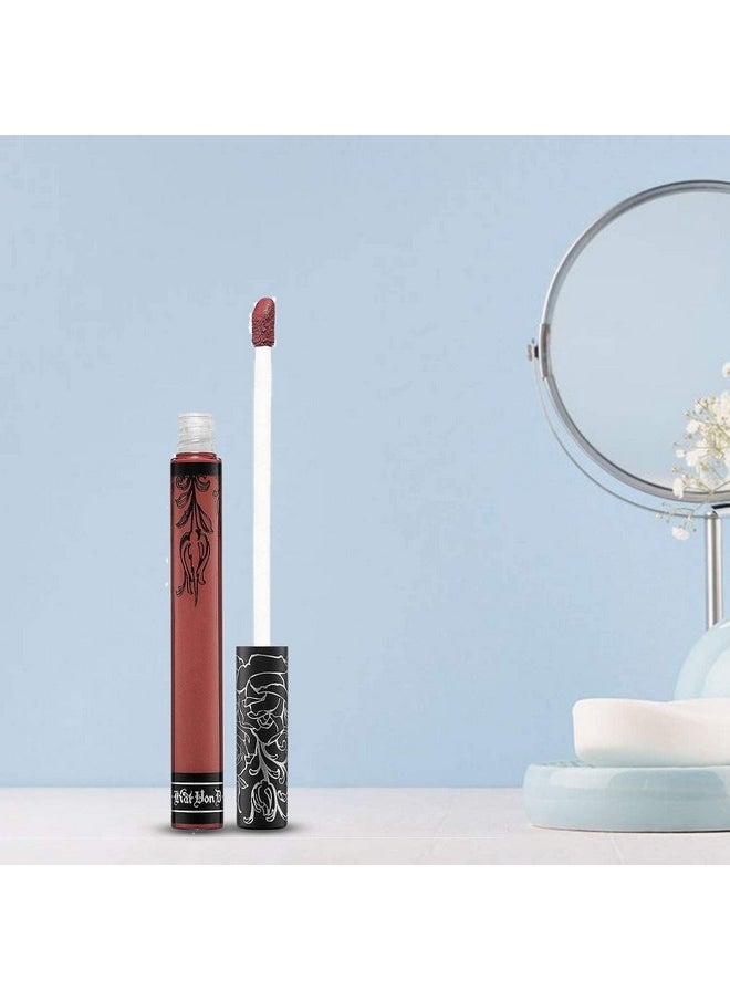 Kat Von D Everlasting Liquid Lipstick - Lolita - Chestnut Rose - Kat Von D  - Image 5