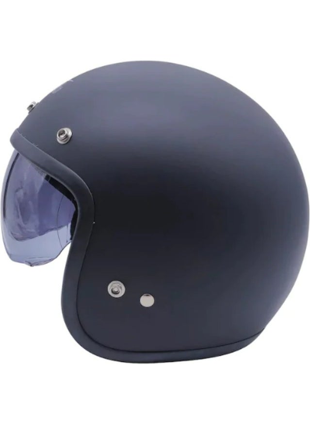 Motorcycle Helmet Half Chopper Helmet with Sun Visor Matte Black - pzsku/Z62A1FBCAF41E444DA077Z/45/_/1740601087/6d373771-5272-4db5-9121-36bff078616c