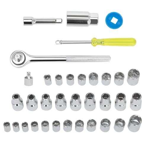 Oblivion Tool Box Kit 10 Pcs – 3/8 Inch Drive Standard Metric Socket Wrench Set – Point Sockets, Durable Alloy Steel Tool Kit for Automotive Repair, Home Maintenance, Garage & DIY Fastening Tasks - Image 4