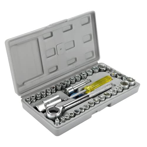 Oblivion Tool Box Kit 10 Pcs – 3/8 Inch Drive Standard Metric Socket Wrench Set – Point Sockets, Durable Alloy Steel Tool Kit for Automotive Repair, Home Maintenance, Garage & DIY Fastening Tasks - Image 5