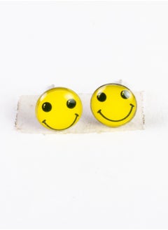 The Black Pearl Accessories Small Metal Earring for Baby-Premium Quality- Emoji (12) Premium Quality & Against Color Change 