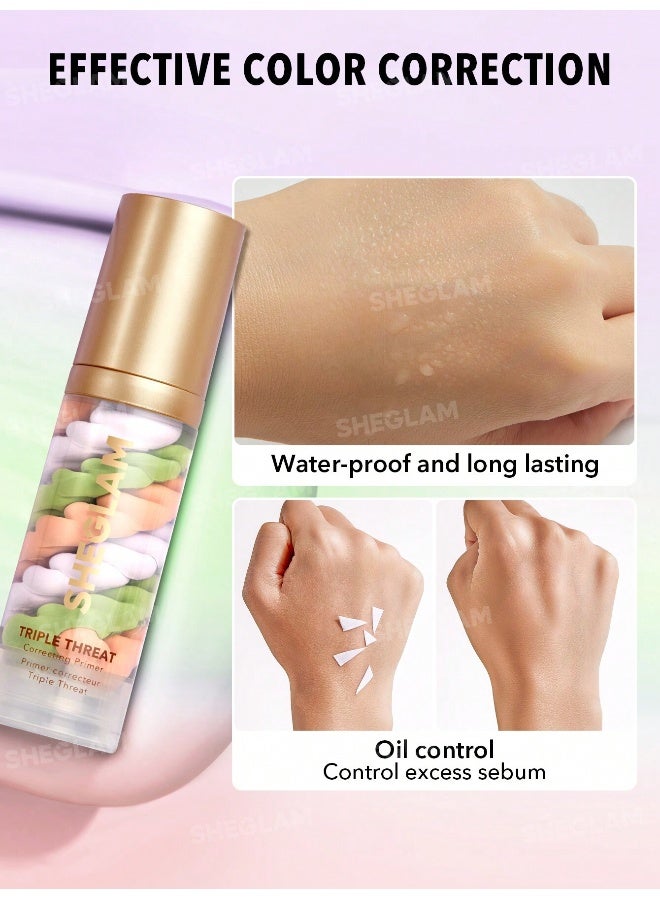 SHEGLAM Triple Threat Correcting Primer clear - Image 5