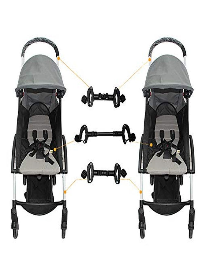 ROMIRUS Stroller Connectors, Turn 2 Strollers into an Instant Tandem Stroller, Fits Most Strollers - Image 1
