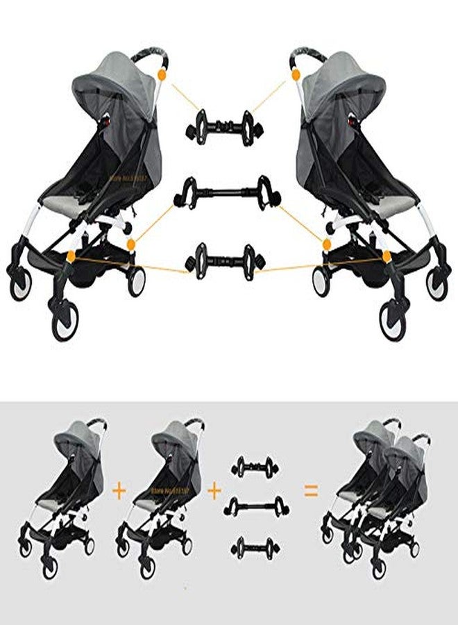 ROMIRUS Stroller Connectors, Turn 2 Strollers into an Instant Tandem Stroller, Fits Most Strollers - Image 4