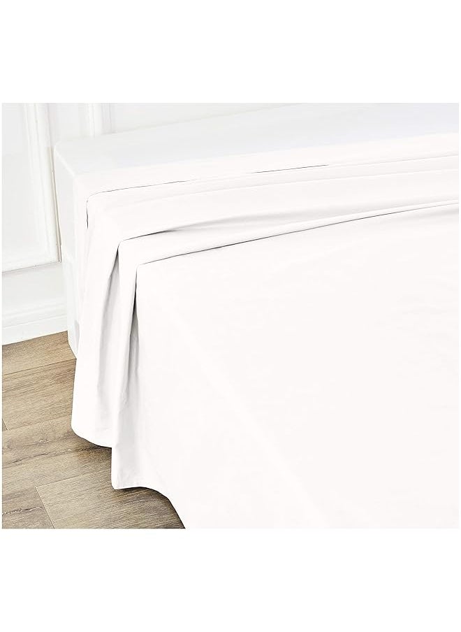 erorex Ultra Soft Fitted Sheet Breathable Easy To Wash Twin Xl White  - Image 5