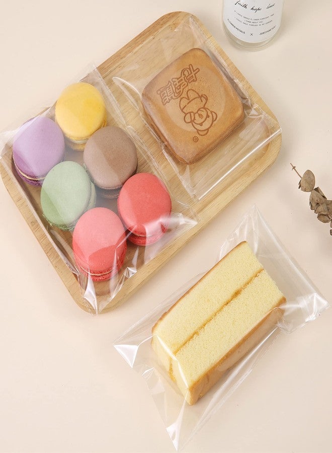 Macoota 200 Pcs 2" x 4" Thick 1.6 Mil Small Clear Self Sealing Resealable Cellophane Poly Bags Heavy-duty Adhesive Cello Plastic Bags Packaging Jewelry Earrings Beads Gift OPP Bag - Image 3