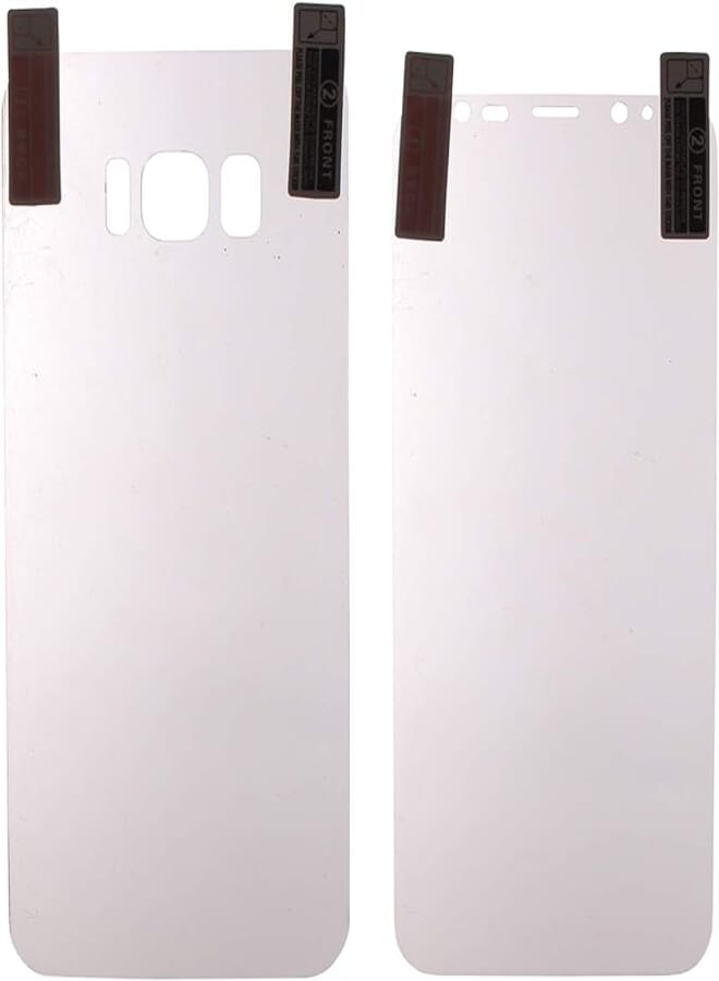 OR Back and front gelatin screen protector for samsung galaxy s8,