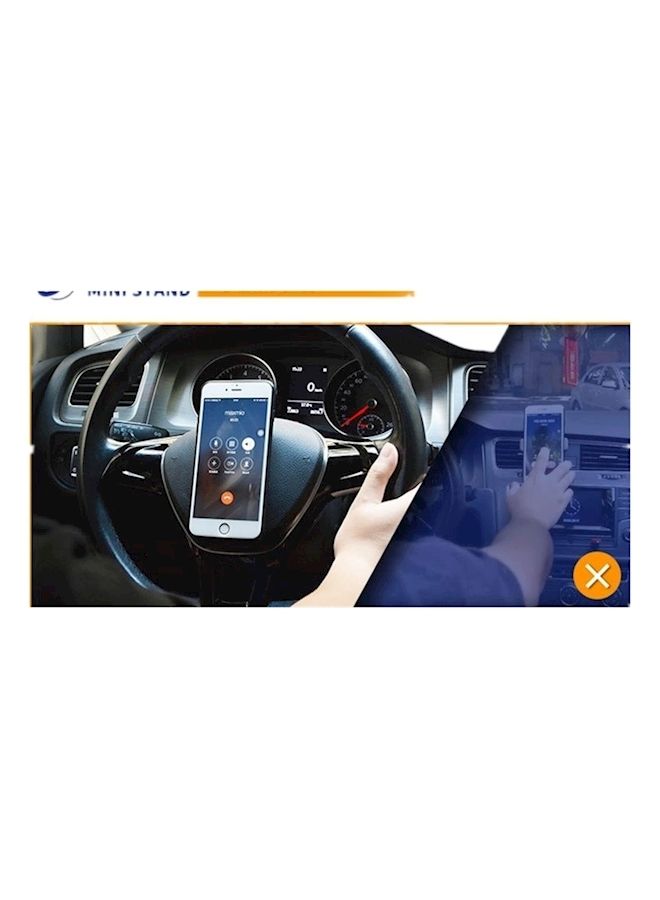 NIBEMINENT Car Phone Holder Bracket Silver - Image 4