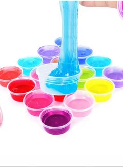 Generic 4 pieces of mini slime packs, each pack contains a different color of slime.  - Image 1