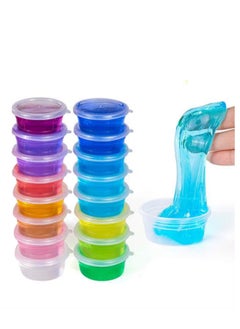 Generic 4 pieces of mini slime packs, each pack contains a different color of slime.  - Image 3