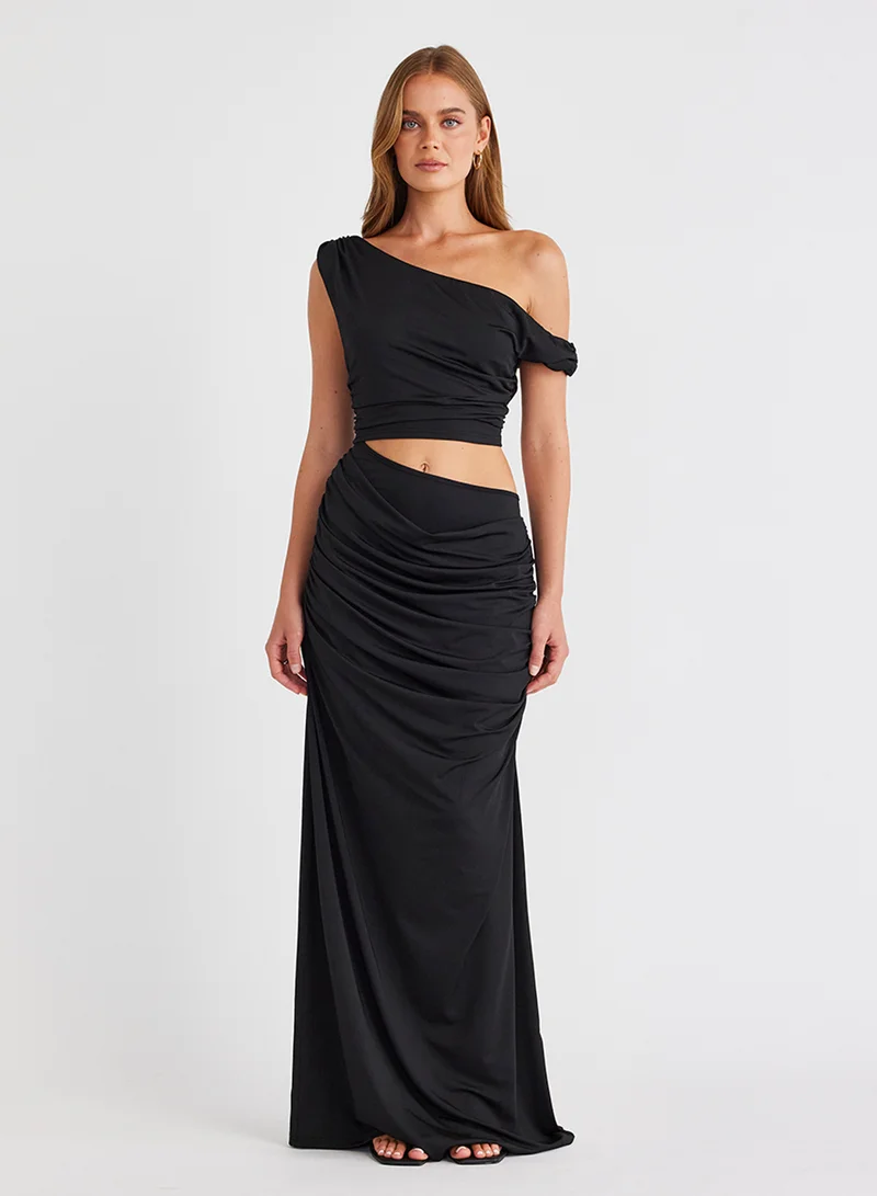 SNDYS Rikke One Shoulder Jersey Dress
