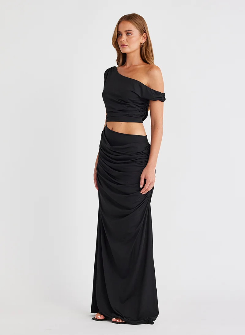 SNDYS Rikke One Shoulder Jersey Dress