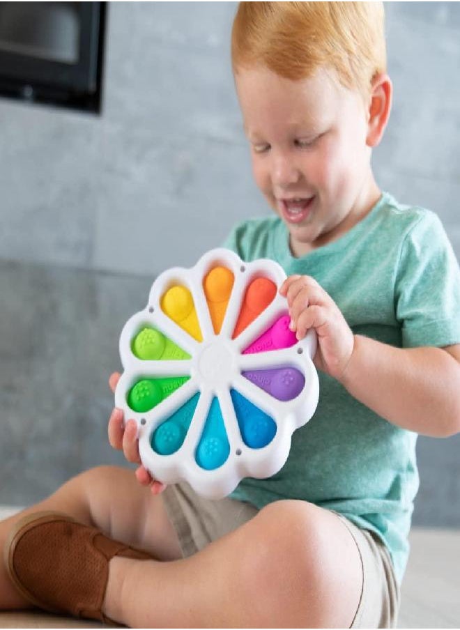 Fat Brain Toys - Fat Brain Toys Dimpl Digits, Number Learning Toy for Toddlers, Early Development, Educational, Push and Pop, Sensory Toy for Babies, Colourful Toy for Boys and Girls Aged 2 Years and Older - Image 1