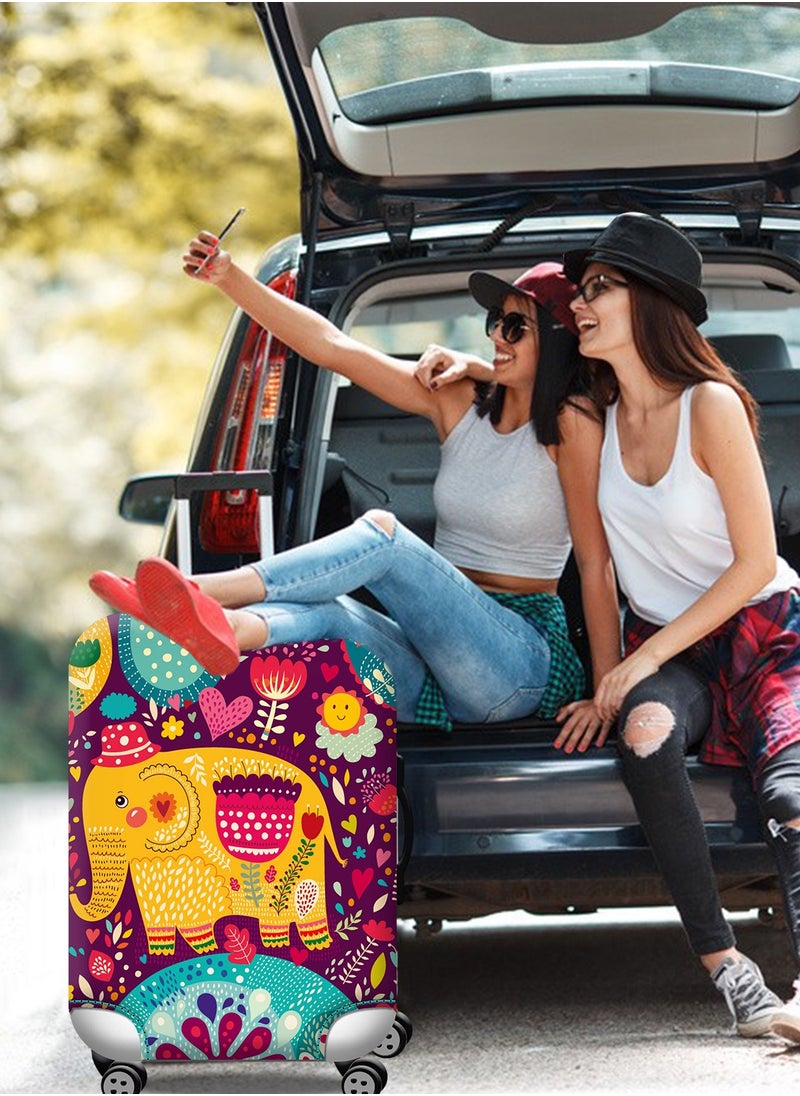 URbazaar - Elastic Travel Luggage Cover Travel Suitcase Protective Cover for Trunk Case Apply to 18-30 inch luggage Suitcase Cover - Image 1