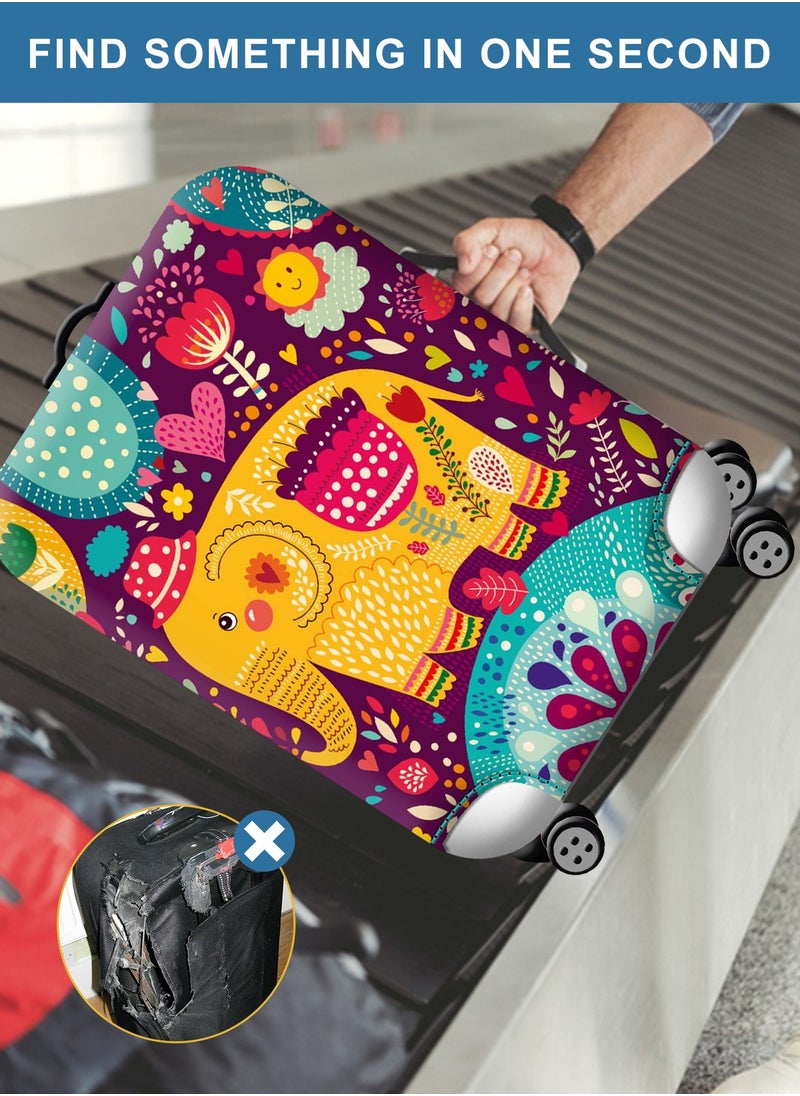 URbazaar - Elastic Travel Luggage Cover Travel Suitcase Protective Cover for Trunk Case Apply to 18-30 inch luggage Suitcase Cover - Image 1