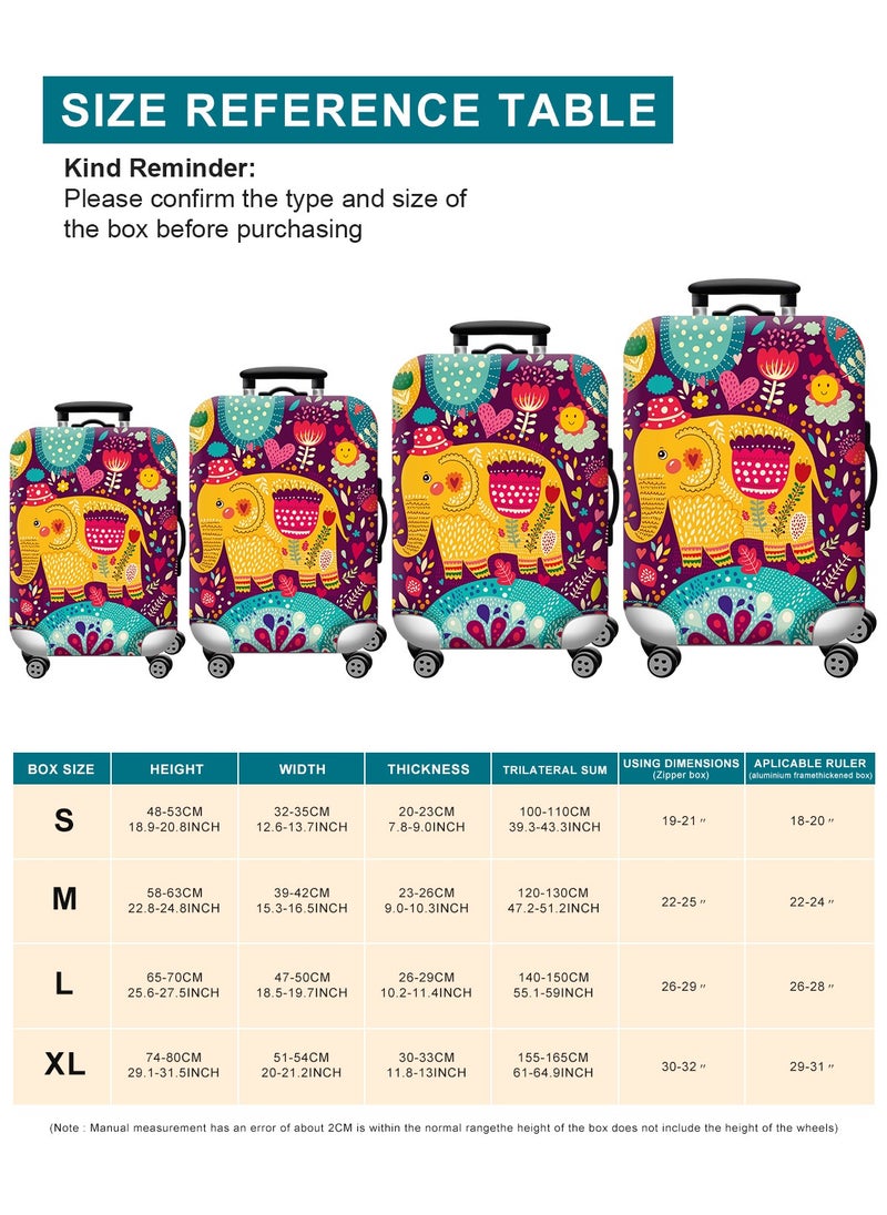URbazaar - Elastic Travel Luggage Cover Travel Suitcase Protective Cover for Trunk Case Apply to 18-30 inch luggage Suitcase Cover - Image 1