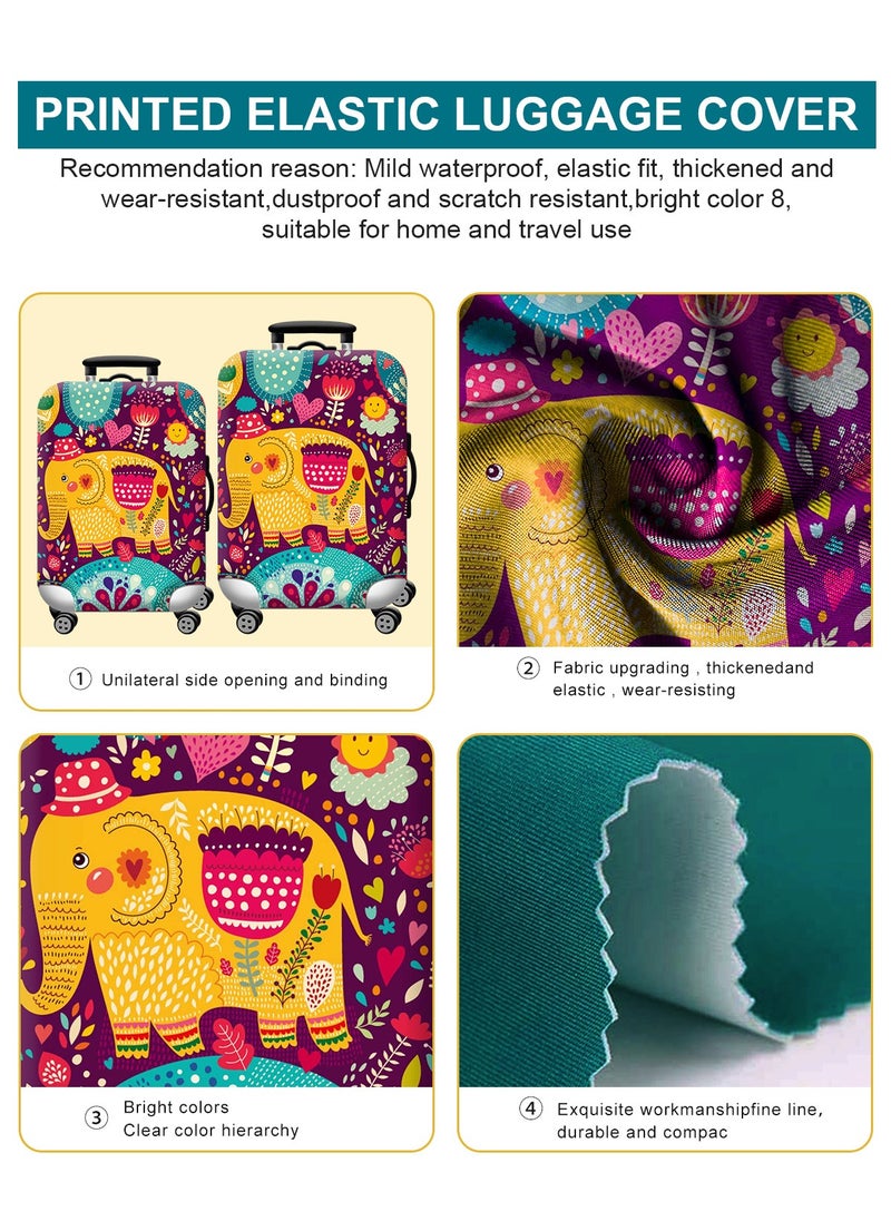 URbazaar - Elastic Travel Luggage Cover Travel Suitcase Protective Cover for Trunk Case Apply to 18-30 inch luggage Suitcase Cover - Image 1