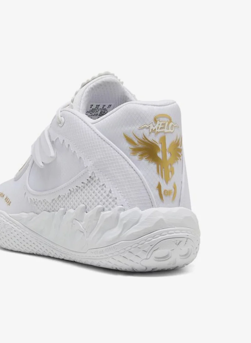 Puma PUMA White-Gold MB.05 Mist Basketball Shoes Unisex for Men | Best Price UAE