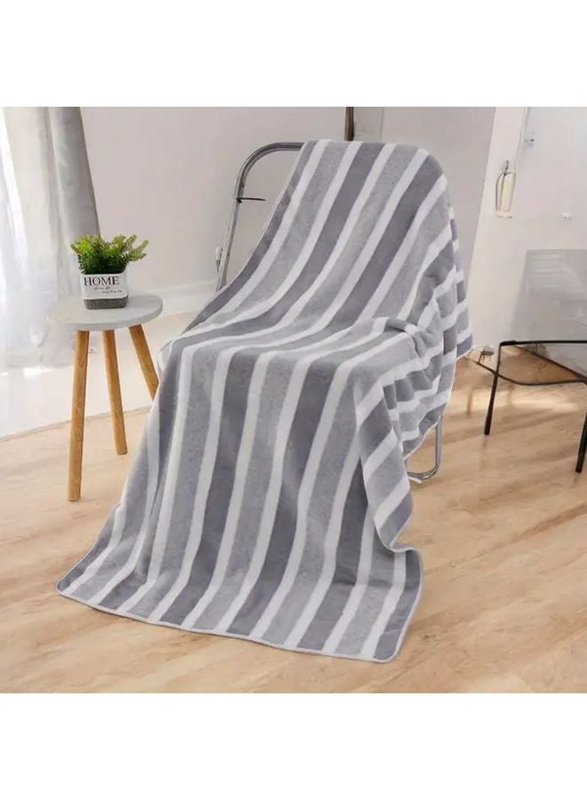 Quick Dry Large Bath Towel 70x140cm Green Superfine Fiber For Spa Travel Yoga - Image 3
