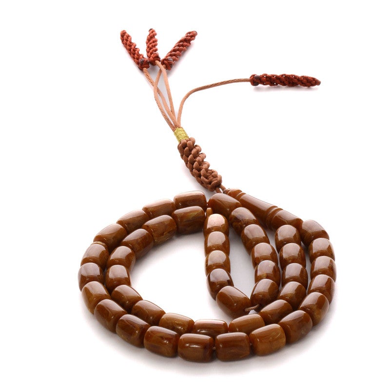 آر إس مسباح تراب الكهرمان البولندي لون قهوة 45 كركوشة بني - Image 3