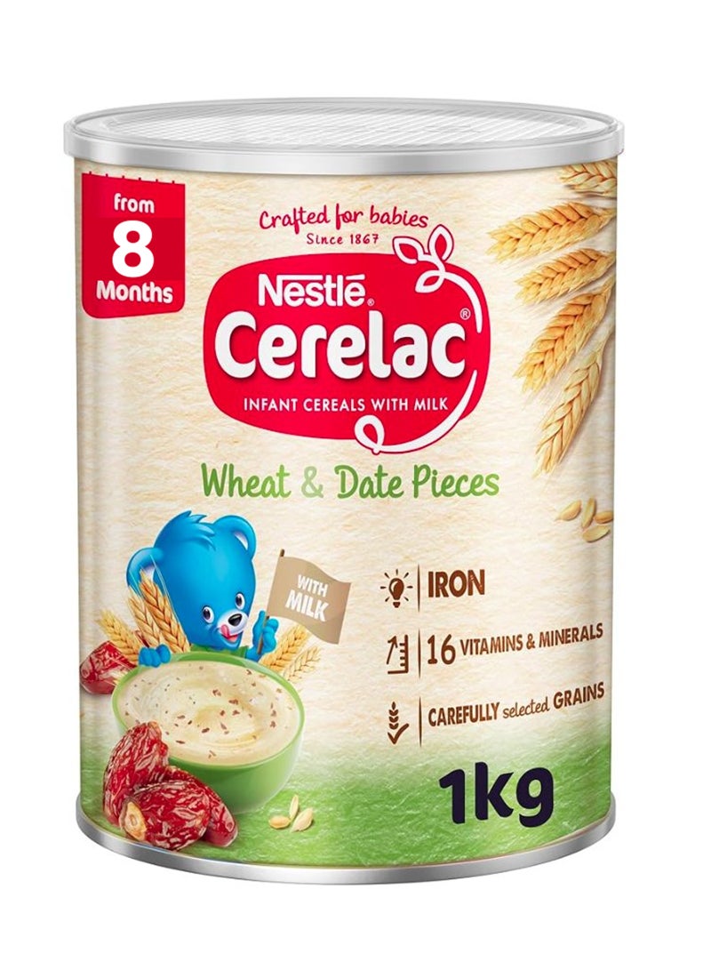 Cerelac Wheat and Dates Pieces with Milk Cereal - Image 1