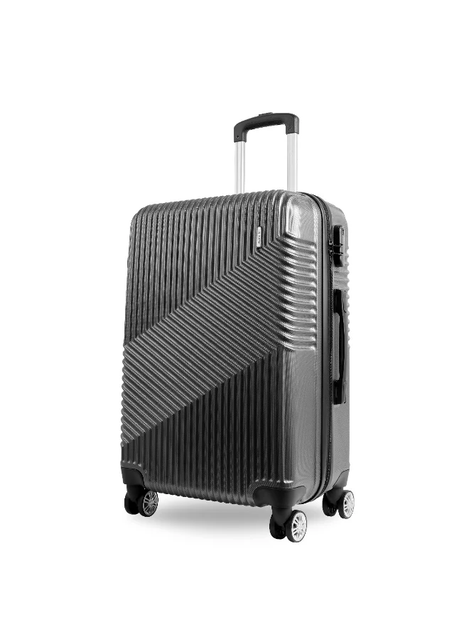 ريفلكشين حقيبة سفر بعجلات دوارة مقاس  بوصة من مادة  بلون رمادي داكن