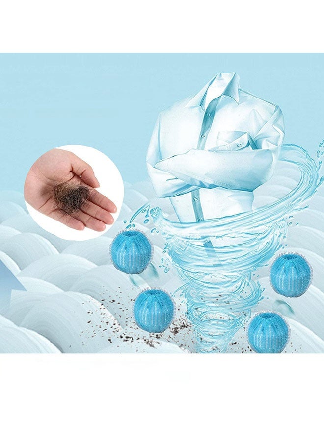 كرة غسيل من النايلون للغسالات الأسطوانية: تزيل الوبر وتمنع التشابك 12 قطعة - Image 3