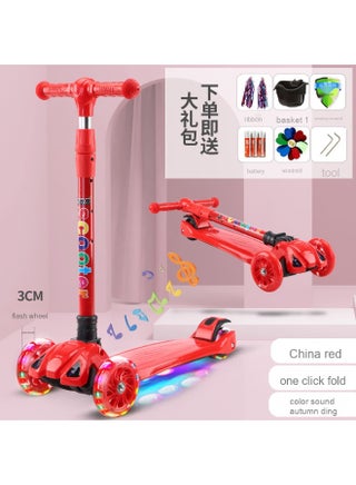Red standard flashing wheel + music lights