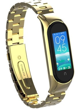 Techmaster Xiaomi Mi Band 5 Mi Band 6 Tme Steel Steel Band Strap 