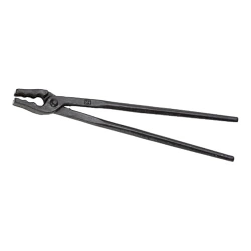 Picard Blacksmith Tongs, Wolf's Jaw, 16" Long - C35 Steel, 850g, Toothed Jaws for Better Grip, for Material Thickness 3 to 12 mm, Blacksmith Forge, Blacksmith Tools - Image 1