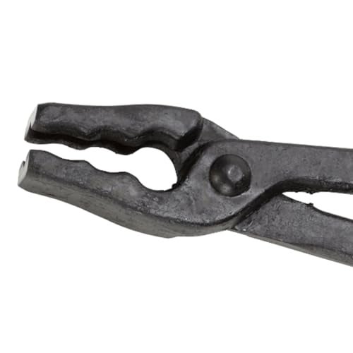Picard Blacksmith Tongs, Wolf's Jaw, 16" Long - C35 Steel, 850g, Toothed Jaws for Better Grip, for Material Thickness 3 to 12 mm, Blacksmith Forge, Blacksmith Tools - Image 2