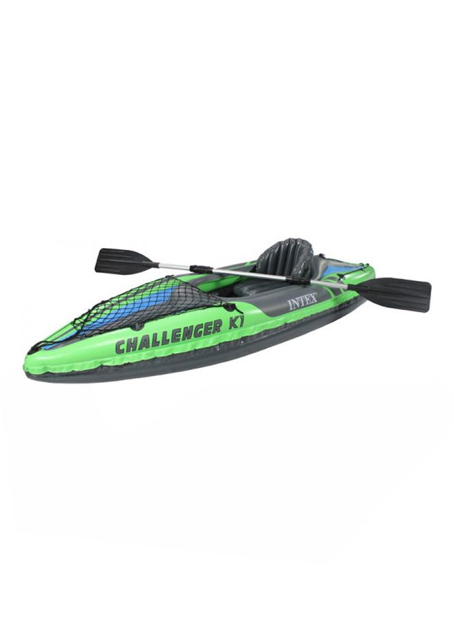 INTEX Challenger K1 Inflatable Kayak And Paddle - Image 1