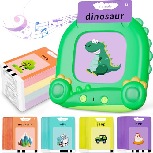 MindPal Talking Flash Cards for Toddler Kids Learning Toys Childrens Sensory Education Speech Therapy ToysMontessori Learning Educational Present for 3 Year Old with 224 Sight Words - Image 1
