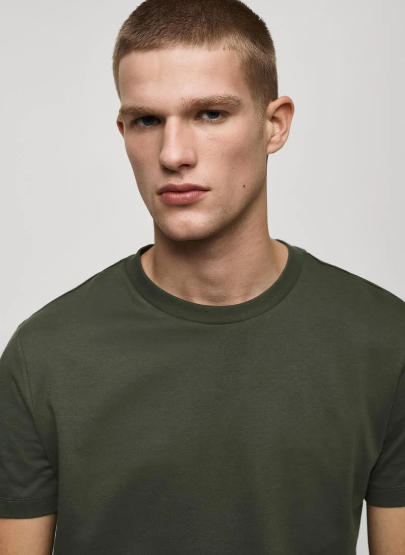 Mango Man Essential Crew Neck T-Shirt