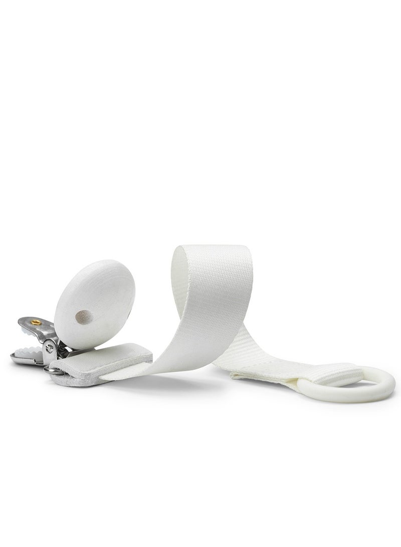 إيلي جونيور تفاصيل Elodie - مشبك لهاية خشبي - أبيض فانيليا - Image 2