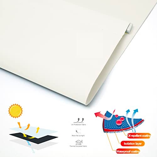 NUTRO CHILL Blackout Shade, Window Roller Blinds with Thermal Insulated, UV Protection Fabric Window Shades for Home and Office, Easy to Install - Image 3