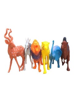 Generic Wildlife Animals Action Figure, Realistic Animals Action Model Toy 6 pcs  - Image 1