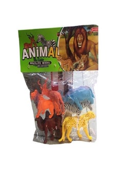 Generic Wildlife Animals Action Figure, Realistic Animals Action Model Toy 6 pcs  - Image 2