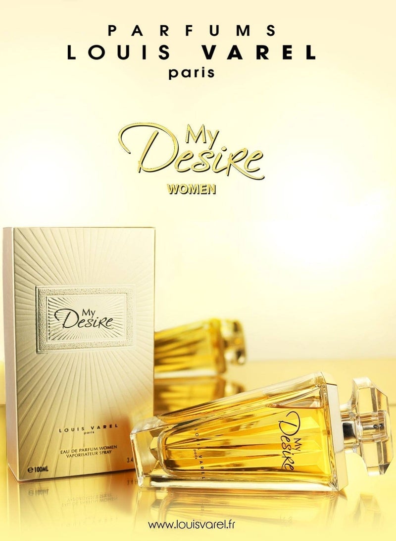 LOUIS VAREL MY DESIRE WOMEN EDP 100ML - Image 4