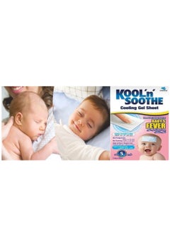 KOOL 'n' SOOTHE Cooling Gel Sheet Baby's Fever 4 sheets  - Image 3